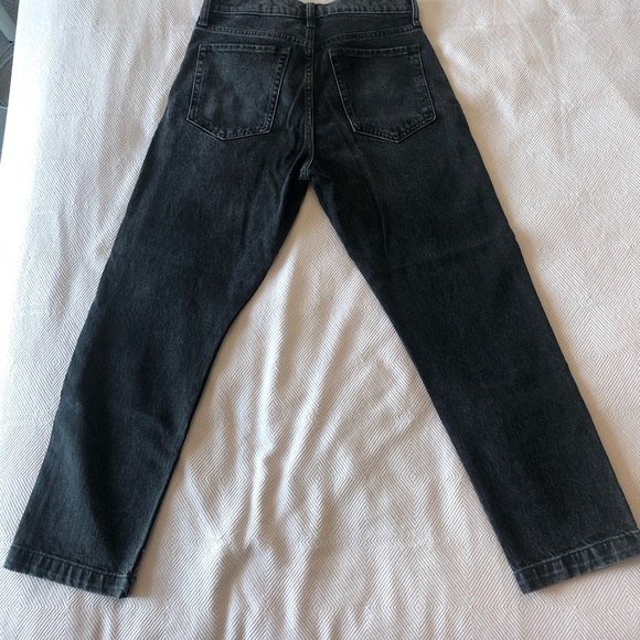 Banana Republic High-Rise Straight Jeans, Charcoal - Picture 2 of 4